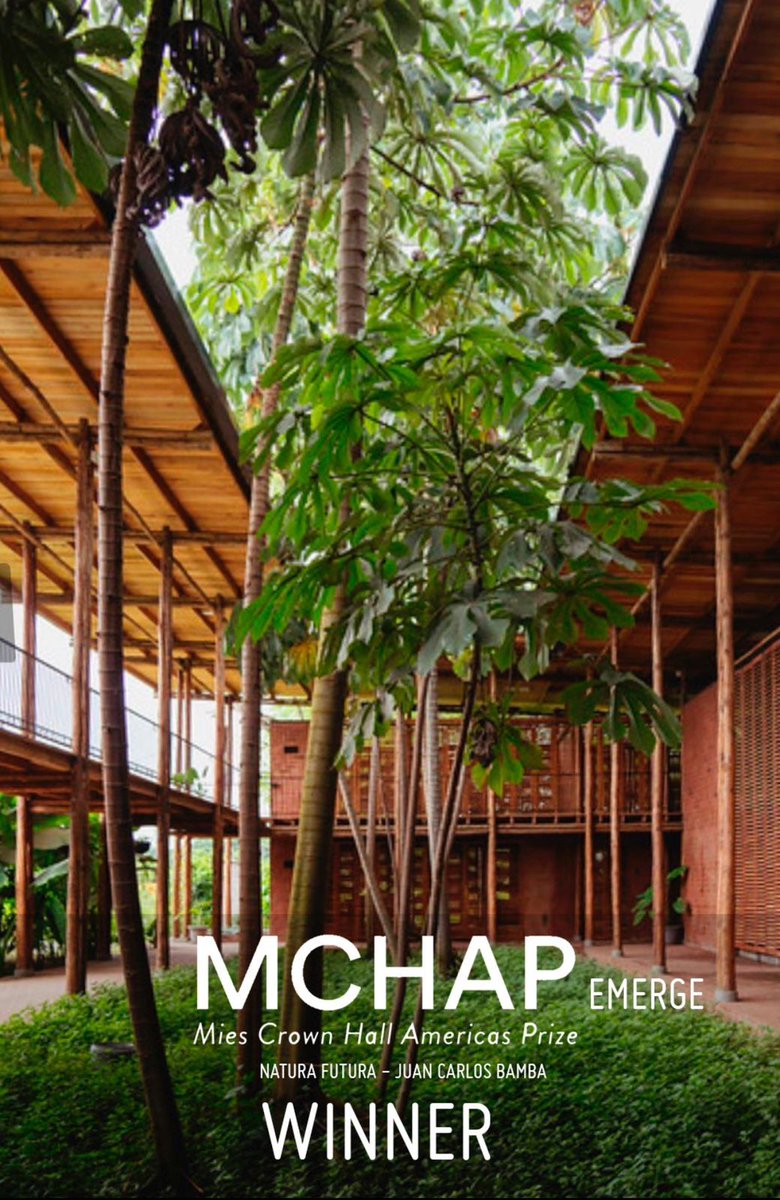 jcarlosbamba's tweet photo. Es un honor llevarnos a casa el Premio Mies Crown Hall Americas – MCHAP con el proyecto Las Tejedoras: Centro Comunitario Productivo en la comunidad rural de Chongón, Ecuador, y compartir nuestras experiencias con personas que admiramos en el IIT College of Architecture. https://t.co/7j4211HVSr