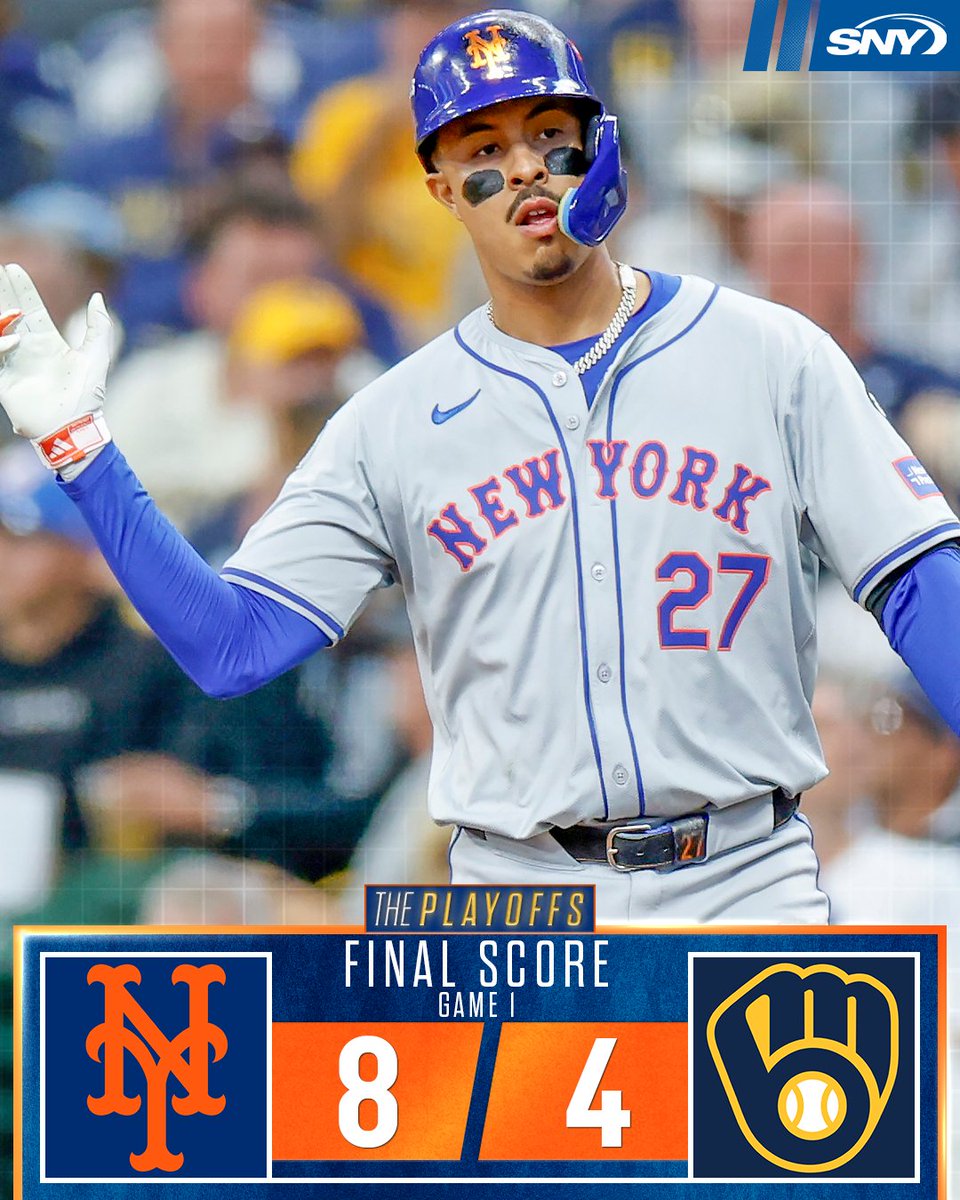 GAME 1 GOES TO THE METS ✅