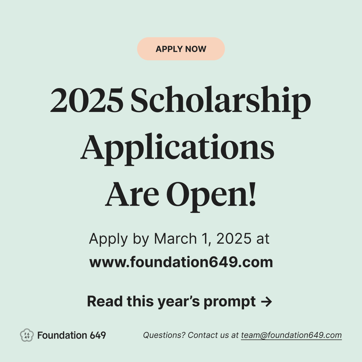 foundation649's tweet photo. 🎓✨ AAPI students! Apply now for the Foundation 649 Scholarship: $4,000 spread over 4 years! Share how your community shapes the AAPI experience. Deadline: March 1, 2025. Be creative—essay, film, or photography welcome! 
🔗https://t.co/CzfqV3ZS6Q #AAPIScholarship #F649 #aapi https://t.co/RgSR87kf9Q