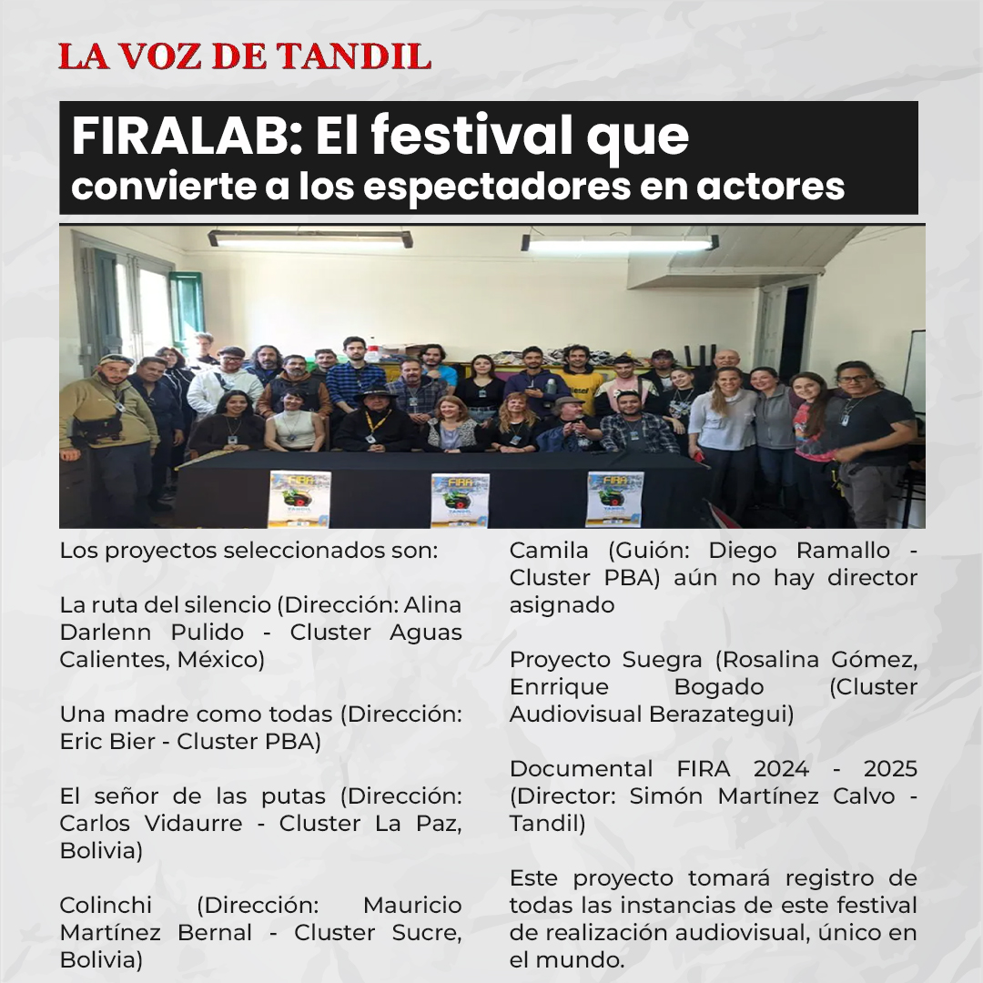 monseok__'s tweet photo. 🎬 ¡Gracias a todos por el apoyo al FIRA Lab! 🎬
Especialmente a ABC Hoy, El Diario de Tandil y El Eco de Tandil por difundir la producción de los 7 largometrajes que se grabarán en 2025. 🎥
¡Emocionado por lo que viene! 🌟
#FIRA #Cine2025 #Tandil #CineArgentino https://t.co/a4LcOlwe0L