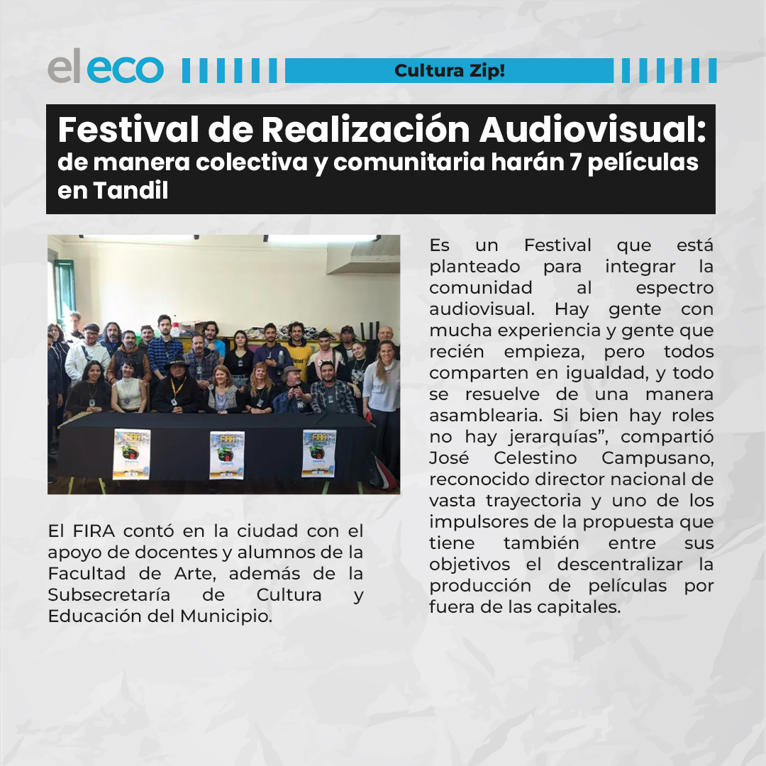 monseok__'s tweet photo. 🎬 ¡Gracias a todos por el apoyo al FIRA Lab! 🎬
Especialmente a ABC Hoy, El Diario de Tandil y El Eco de Tandil por difundir la producción de los 7 largometrajes que se grabarán en 2025. 🎥
¡Emocionado por lo que viene! 🌟
#FIRA #Cine2025 #Tandil #CineArgentino https://t.co/a4LcOlwe0L
