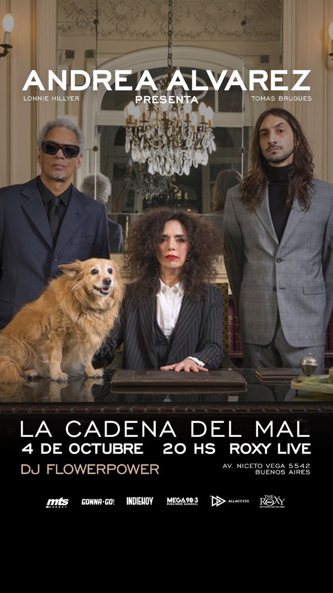 AndreaAlvarezAA's tweet photo. Este viernes (yaaaaa) presento #lacadenadelmal en sociedad .
El #RoxyLive será mi casa por esa noche y prometo felicidad musical y espíritu de Rocanrol
El país se va al tacho pero acá estamos, resistiendo y bancando la parada.
Entradas en el link https://t.co/VKoAJ2xu2H https://t.co/wr2reMeHRg