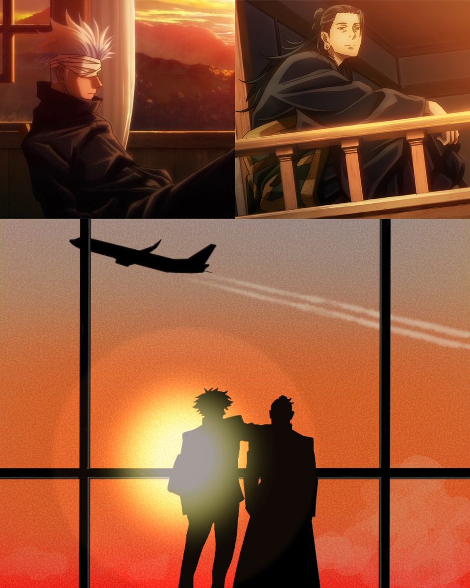 They’re finally watching the sunset together
