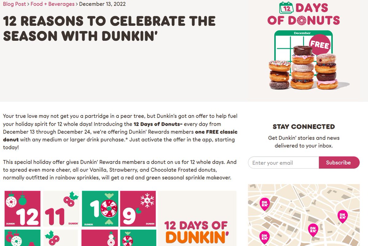 teddymolthen3's tweet photo. They offer it for only 12 days, giving consumers the feeling that maybe they're missing out, if they don't take advantage of the free donut. Great content strategy if you ask me..
(couldn't get the link to work but you can look up the promo title to find it)
@RetailPro369 https://t.co/u26z0LdtKL