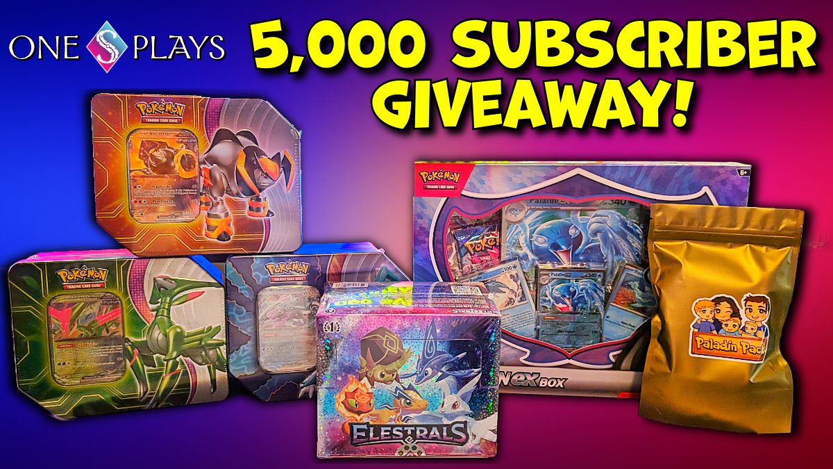 OneSPlays's tweet photo. 🎊5000 SUBSCRIBER GIVEAWAY🎊 3 WORLDWIDE WINNERS!

Enter Here: https://t.co/v2kgL7PJRE

10 BONUS Entries: 
1️⃣ Follow @OneSPlays 
2️⃣ Repost This Post
3️⃣ Tag A Friend https://t.co/ZIEqYjqCr3