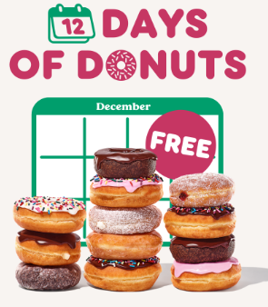 teddymolthen3's tweet photo. They offer it for only 12 days, giving consumers the feeling that maybe they're missing out, if they don't take advantage of the free donut. Great content strategy if you ask me..
(couldn't get the link to work but you can look up the promo title to find it)
@RetailPro369 https://t.co/u26z0LdtKL