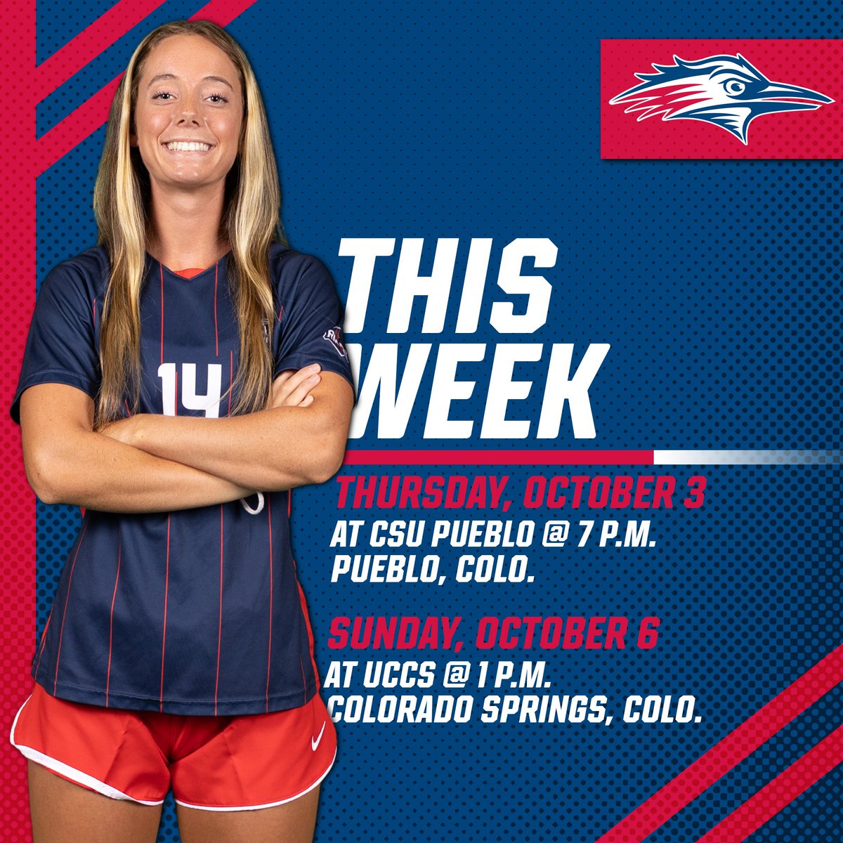 MSUDenverWSOC's tweet photo. Back on the road for two big matches! #RMAC #RoadWarriors #Allin2WIN https://t.co/Lr3HzmHuR9