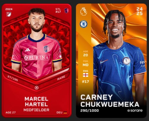 GW13 unlucky for some, but turned out to be my best ever on the <a href="/Sorare/">Sorare</a> platform.

Somehow held onto a podium spot in Division 1 Prem in season Ltd and then crafted a couple of Tier 4+ with the boxes.

Bring on the rest of the season