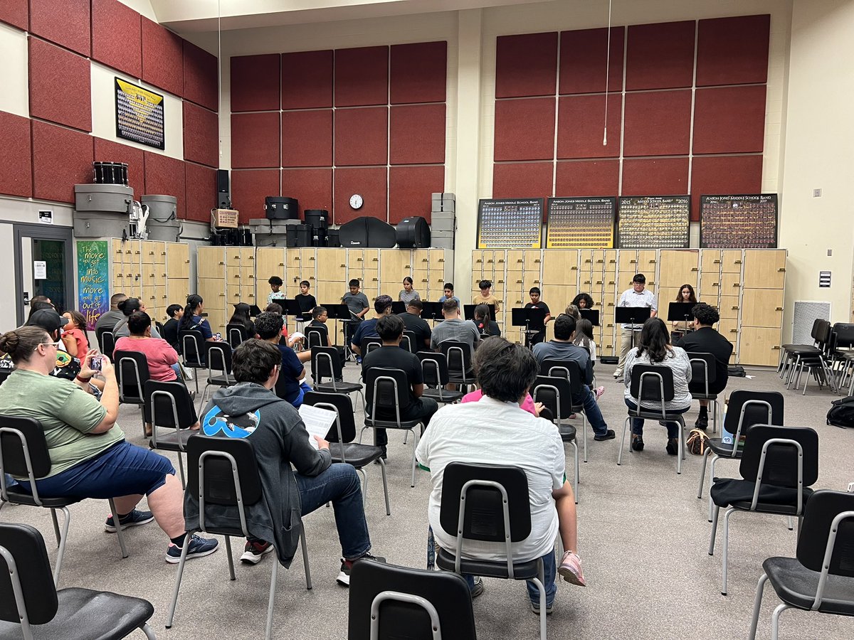 Anson Jones Cougar Band (@ansoncougarband) on Twitter photo First performance of the school!! We are extremely proud of our beginner percussion class for showcasing their talent in our first of 3 Beginner Band Showcases.
<a href="/NISDJonesSTEM/">Anson Jones Magnet School</a> <a href="/NISDJones/">Jones Middle School</a> First performance of the school!! We are extremely proud of our beginner percussion class for showcasing their talent in our first of 3 Beginner Band Showcases.
<a href="/NISDJonesSTEM/">Anson Jones Magnet School</a> <a href="/NISDJones/">Jones Middle School</a>