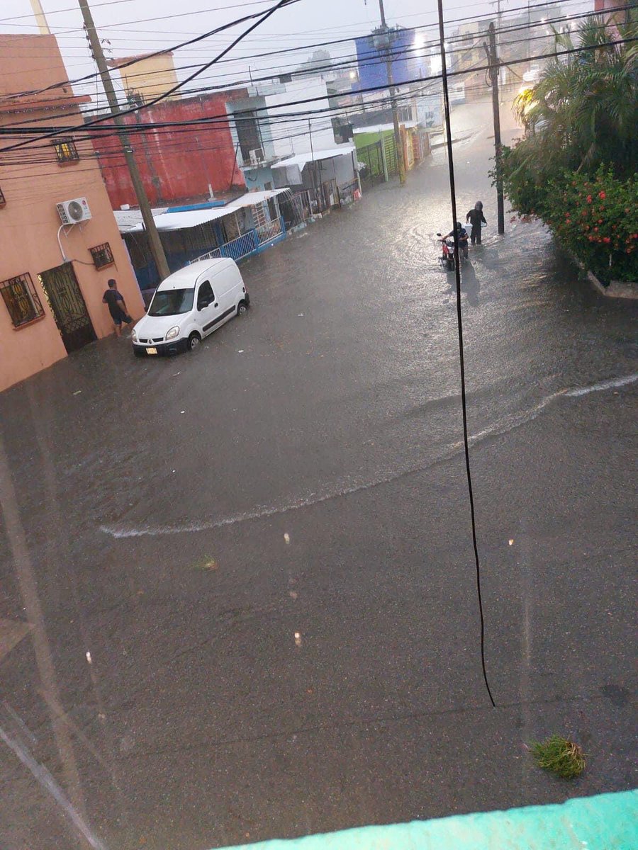 AhoraTabasco's tweet photo. 🔴#AHORA| ⚠️¡TOMEN PRECAUCIONES! ⚠️

Las calles #LagunadelEspejo y #LagunadelasIlusiones, en la colonia #GuadalupeBorja, están comenzando a inundarse debido a las intensas lluvias que azotan la capital tabasqueña. Los residentes han notado un aumento en el nivel del agua, lo que podría afectar la circulación y la seguridad en la zona. 

|#Villahermosa |#Tabasco |#Noticias |#AhoraTabasco