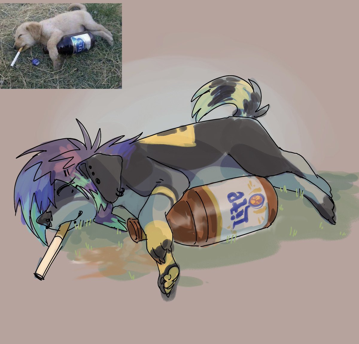 toofbit's tweet photo. Cringetober1 screenshot redraw https://t.co/kp5WPOOb2k