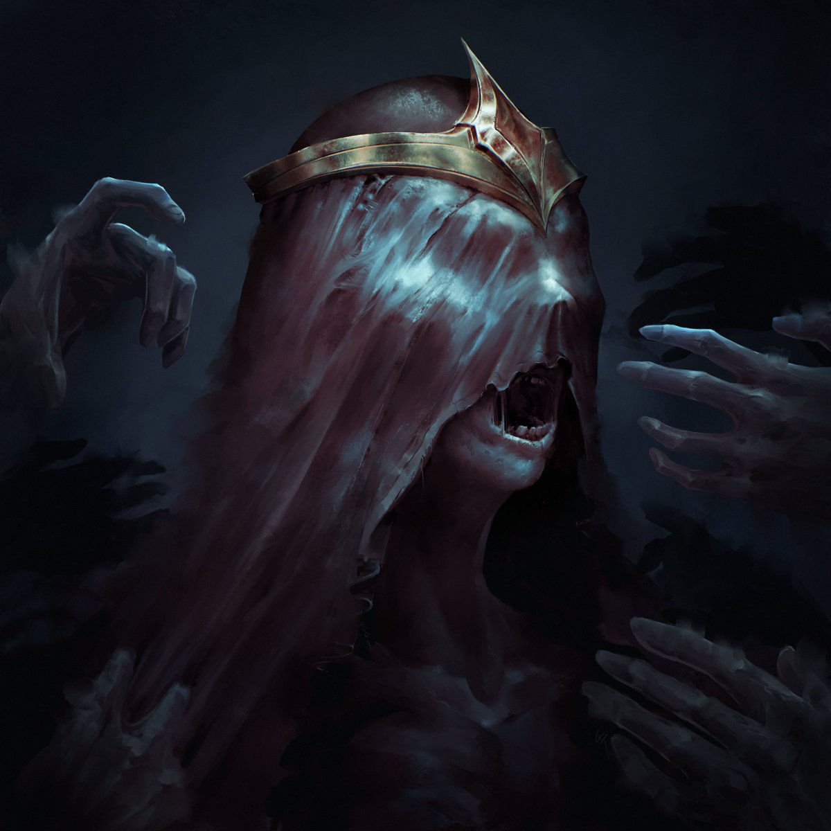 I'm glad yall are liking my Sin pieces. So far I've finished Gluttony, Envy, and now Wrath.