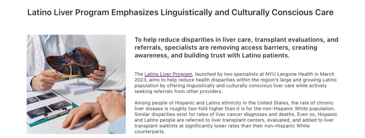 “We provide the most medically advanced and culturally conscious care to Hispanic and Latino children and adults” with liver diseases!

nyulangone.org/care-services/…