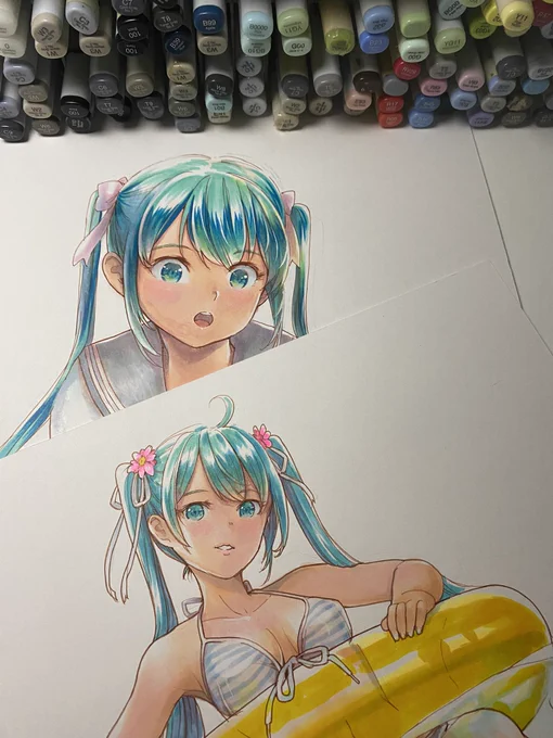 Drawing now!¶(⁄•˅̮•∖)⁋ 