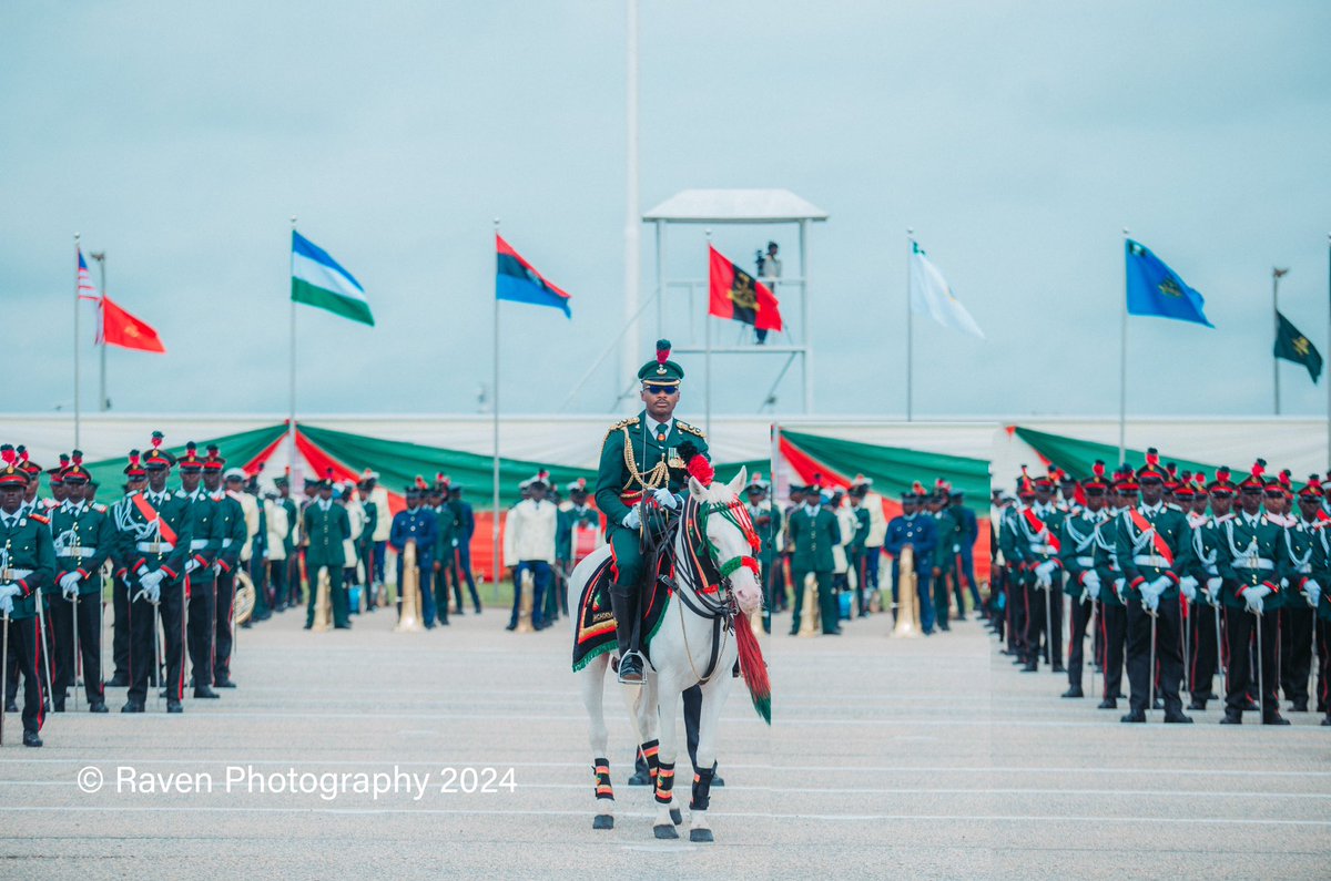 ravenmediars's tweet photo. Congratulations to the officer cadets of 71 Regular Course. Another fine addition to Nigeria's esteemed military, these brave men and women are ready to serve with loyalty, valour, and unwavering commitment to defending our nation ๐ณ๐ฌ #NDA #71RC #LoyaltyAndValour #wd #ravenmediars https://t.co/5DxImKk1Sc