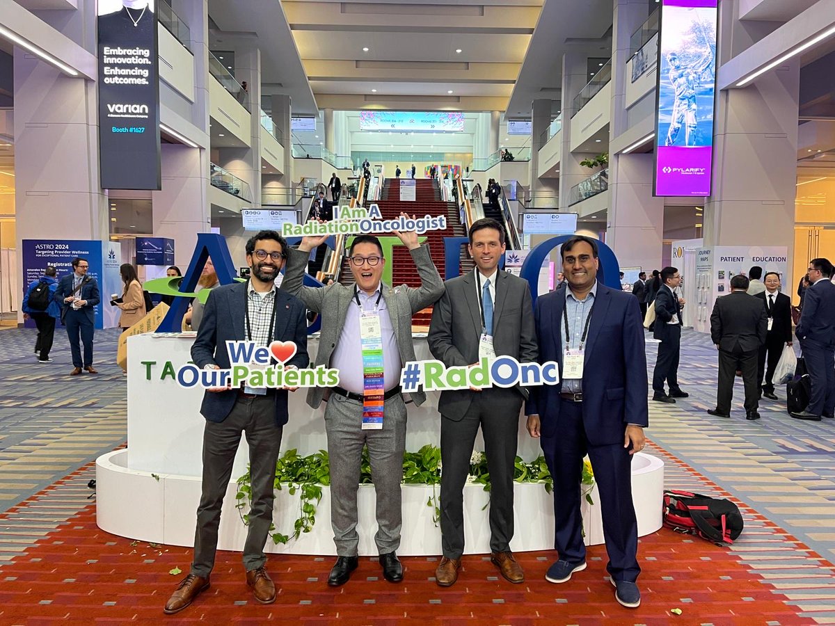 Lucky to be a part of the ⁦<a href="/OhioStateRadOnc/">OhioStateRadOnc</a>⁩ team representing at ⁦<a href="/ASTRO_org/">ASTRO</a>⁩ #ASTRO2024!