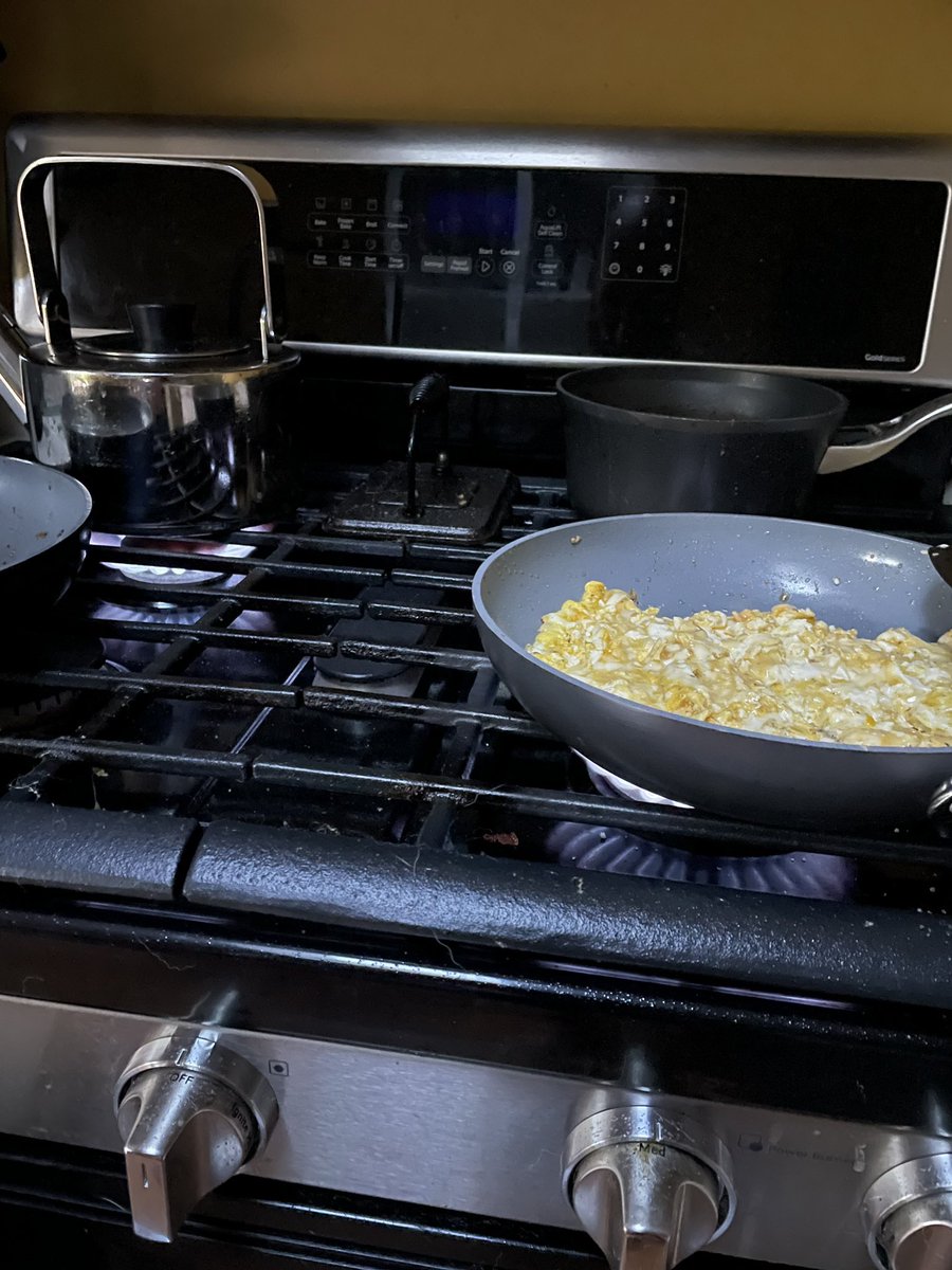 ApexCornerSpeed's tweet photo. Screw all of your “gas bans”, bs appliance efficiency standards, and energy/building codes that eliminate gas appliances in homes… literally the only utility working along side of the Swannanoa River in Asheville! Anyone with an electric stove is outside with propane camp stoves https://t.co/qTwGnCGjgi