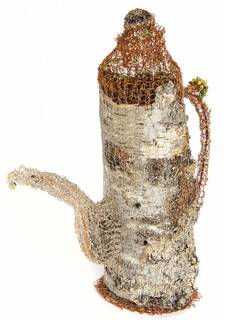 CtrKnitCrochet's tweet image. Check out this unique 3D Coffee pot artwork created by Carolyn Halliday! Knit unconventionally with silver and copper wire, it creates such a stunning piece.
#DigitalMuseum #OnlineCollection #InternationalCoffeeDay #UnconventionalKnits