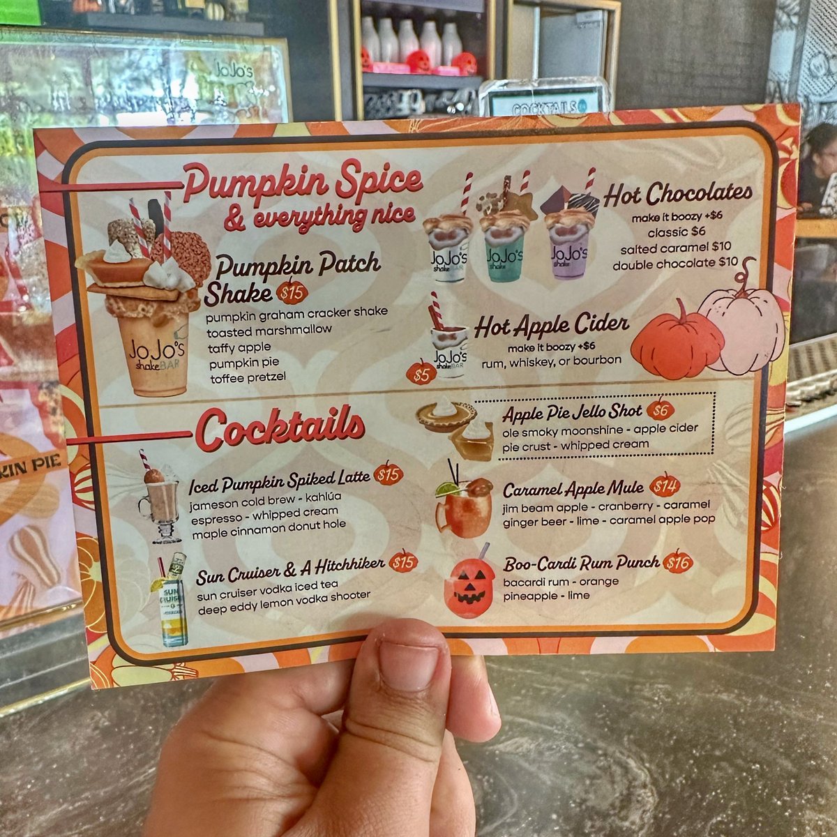 TuckBeck's tweet photo. Fall into October with @jojosshakebar Pumpkin Patch Shake! Itโs absolutely so delicious in every type of way. Happy 1st Day of October! ๐๐๐
.
#OrlandoFlorida #JojosPumpkinPatch
#Milkshake #JoJosShakeBarOrlando
#ThePointe #PumpkinPatchShake
#PointeOrlando #JoJosShakeBar ๐งก https://t.co/CoYmJ3Wkfj