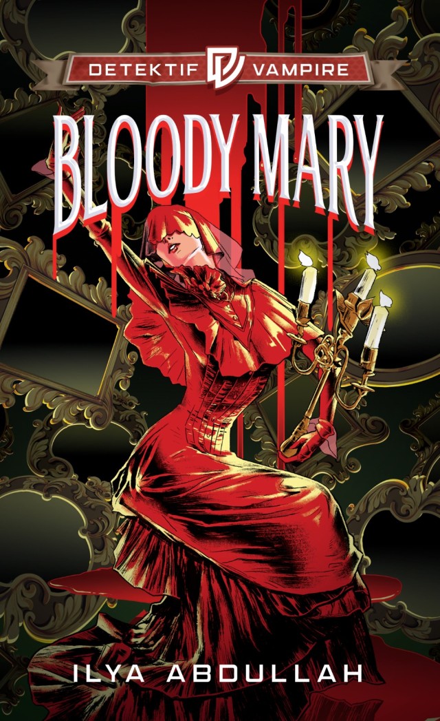 IlyaAbdullah's tweet photo. Ada perubahan cover Detektif Vampire 🦇 Bloody Mary.
Cover versi cetak (gambar kedua) ada tambah sikit reben di bahagian pinggang dia. 😁 https://t.co/P4NLBRombk