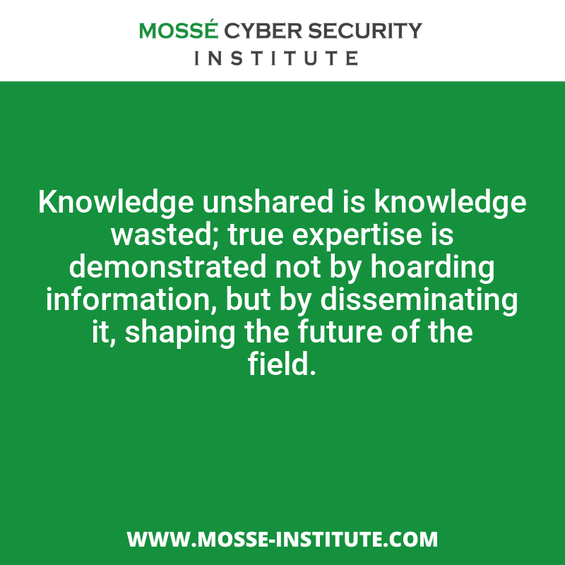Mossé Cyber Security Institute tweet media