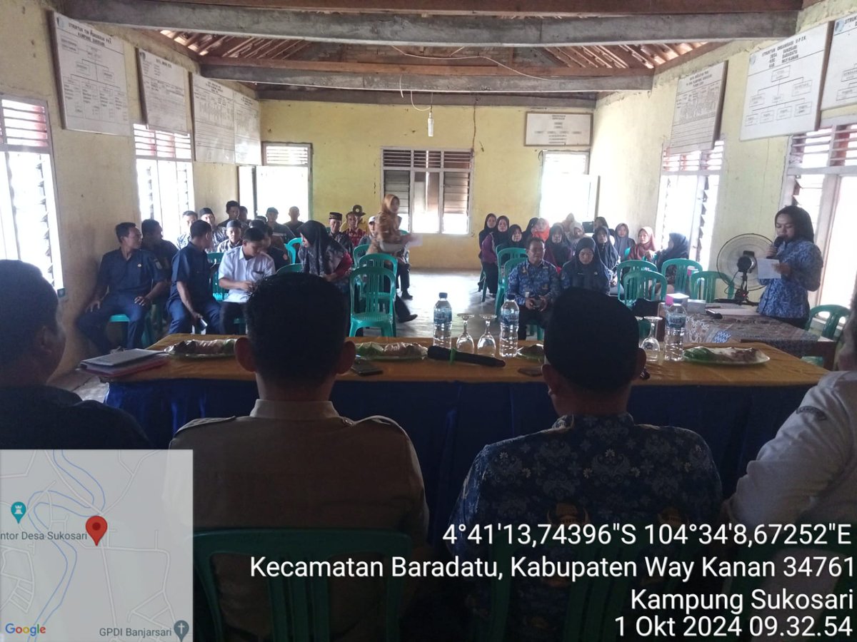 HairulPasya's tweet photo. #BaktiPendampingDesaLampung
Kegiatan kita Tgl. 01102024 Menghadiri Musrenbang RKP Tahun 2025 Kampung Sukosari Kec. Baradatu, Way Kanan
@reka_putra 
@Ibnuwalidin_lpg 
@umfathoni 
@EdyBerdesa 
@hatta_kadir https://t.co/rlbAXIuRko