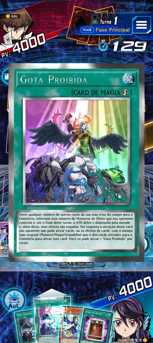 GUID27L's tweet image. O deck King of Games no primeiro dia é incrivelmente forte.😁💪💪💪💪