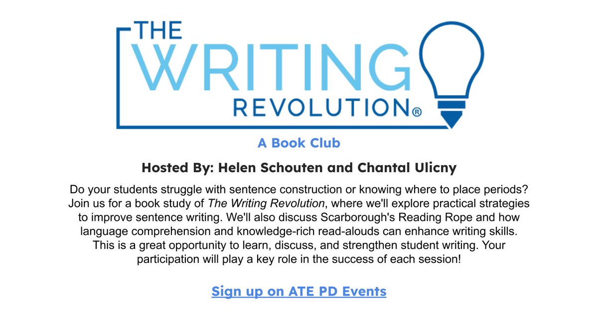 Chantal Ulicny, OCT (@chantalulicny) on Twitter photo Join me & <a href="/ms_schouten/">Helen Schouten</a> to explore writing and vocabulary in primary! <a href="/OCSBelementary/">Student Success Elementary</a> <a href="/StGiannaOCSB/">St. Gianna OCSB</a> #ocsb_literacy Sign up in ATE! Join me & <a href="/ms_schouten/">Helen Schouten</a> to explore writing and vocabulary in primary! <a href="/OCSBelementary/">Student Success Elementary</a> <a href="/StGiannaOCSB/">St. Gianna OCSB</a> #ocsb_literacy Sign up in ATE!