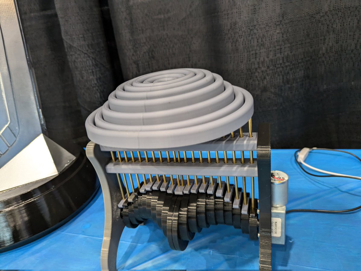 BelAirFrshPrnts's tweet photo. The Mesmerizer was our winning mechanical marvel this year for #FreshPrintsOfBelair at @3DPrintopia ! My friends at @PrintedSolid will be treating Mike aka SandHills3D on TikTok to twenty rolls of Jessie Filament! https://t.co/GkxSNifHo0 https://t.co/klyDCmjurW
