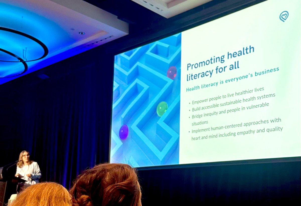 Thank you for the great speech and advocacy on global health literacy by Dr Christine Sorensen. - Day one at NSW health literacy hub