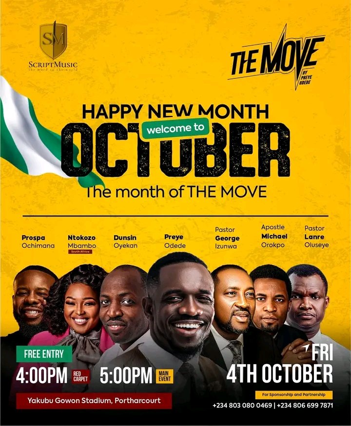 IamBaatee's tweet image. Get ready for the MOVE! 
Life's challenges will REMOVE
After the program, your situation will positively IMPROVE 
Join God and His children for a night of worship and transformation, where love and joy will GROOVE
@preyeodede 
#preyeodede #themovebypreye #redeemed
#daysofglory