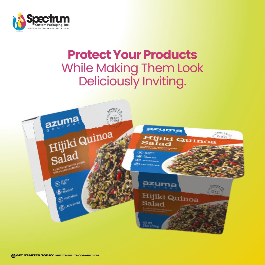spectrumpkg_inc's tweet photo. Savor the flavor with our custom sleeves that showcase your culinary creations! 🍽️✨ Make every bite irresistible with packaging that looks as good as it tastes!

#FoodPackaging #CustomSleeves #DeliciousDesign #GourmetGoodies #TasteTheDifference #SpectrumCustomPackaging https://t.co/vRakVrHvgQ