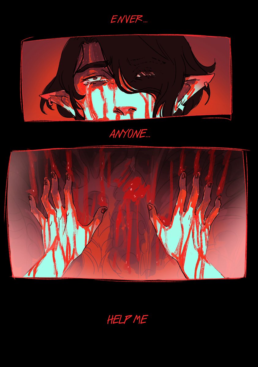 dmbakura's tweet photo. i think about durge trapped in the pod a lot. the first to be tadpoled, abandoned, disgraced, at the mercy of their own karma. [also durgetash if you squint] [bg3] https://t.co/DnEfiYmdxh