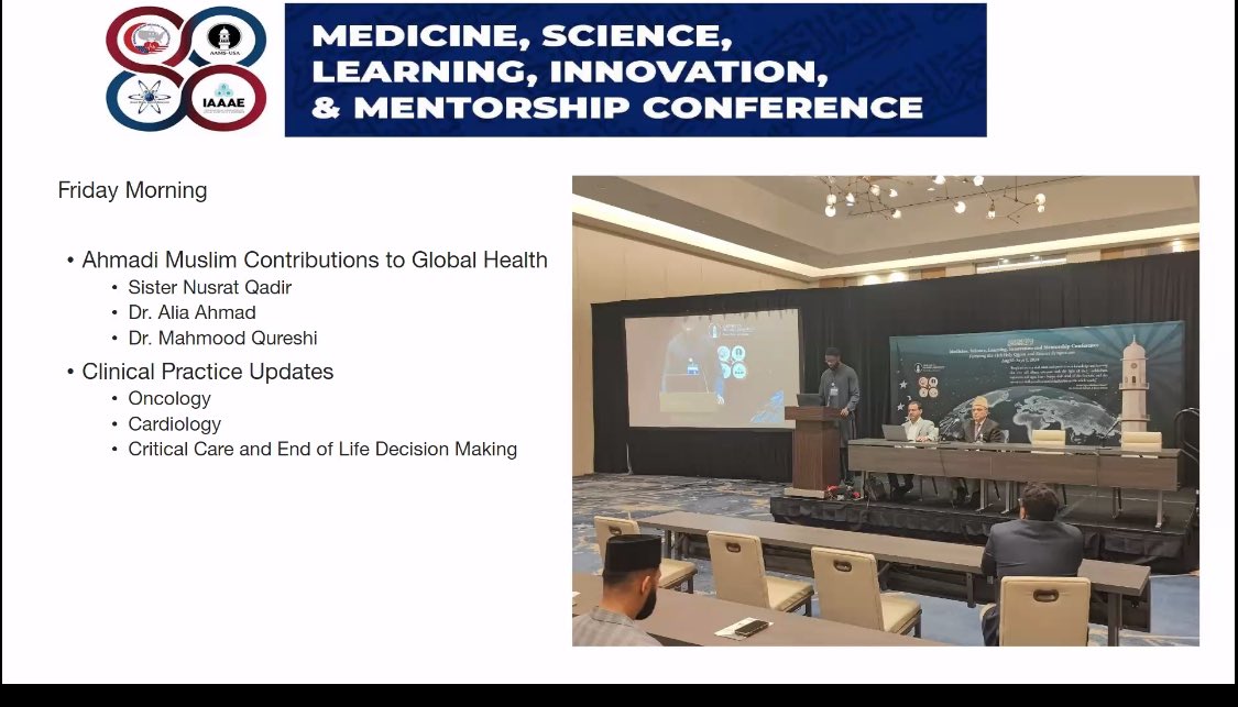 ammausa's tweet photo. Dr Saqib Ali giving highlights now on AMMA USA at #MSLM24
With God on our side we were able to offer CME’s ! https://t.co/6rGOtqn3QB