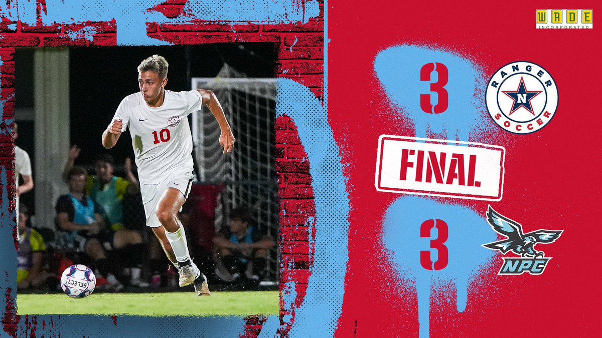 Northwest_MSOC's tweet photo. FINAL | Northwest finishes with its third draw of the season, a gritty 3-3 effort against National Park College.

Rangers return to conference play on Friday 🆚 Hinds at 6 P.M.

#ALLN https://t.co/Pxe9Bi8Cpg