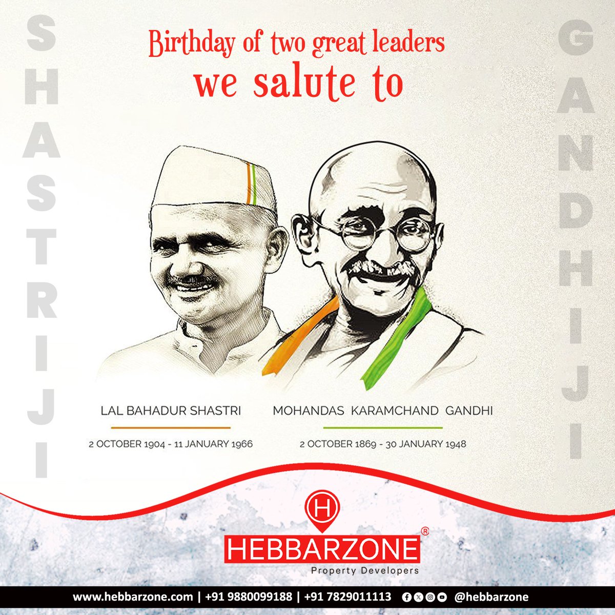 prakashhebbbar's tweet photo. We salute to Lal bahadur shastri and  Mahatma Gandhi. https://t.co/4W1XXQnQhk