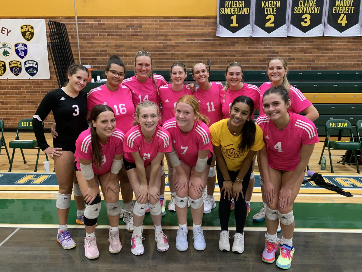 Varsity gets the job done with a tough road win vs Dow tonight. #davisonvolleyball #davisonmade #roadwin #svl