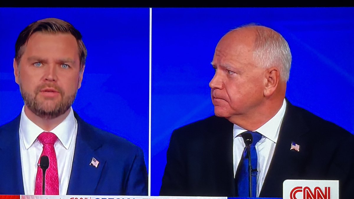 It just started; but I will be happy if the candidates actually answer the question #VicePresidentialDebate #Election2024