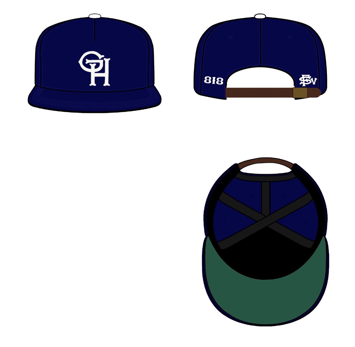 canth8enough's tweet image. .@GodsHate818 wool hats now available for pre-order. Available in black and dodger blue. SnapBack or leather strap. 

Criminalized.storenvy.com RTRTRT