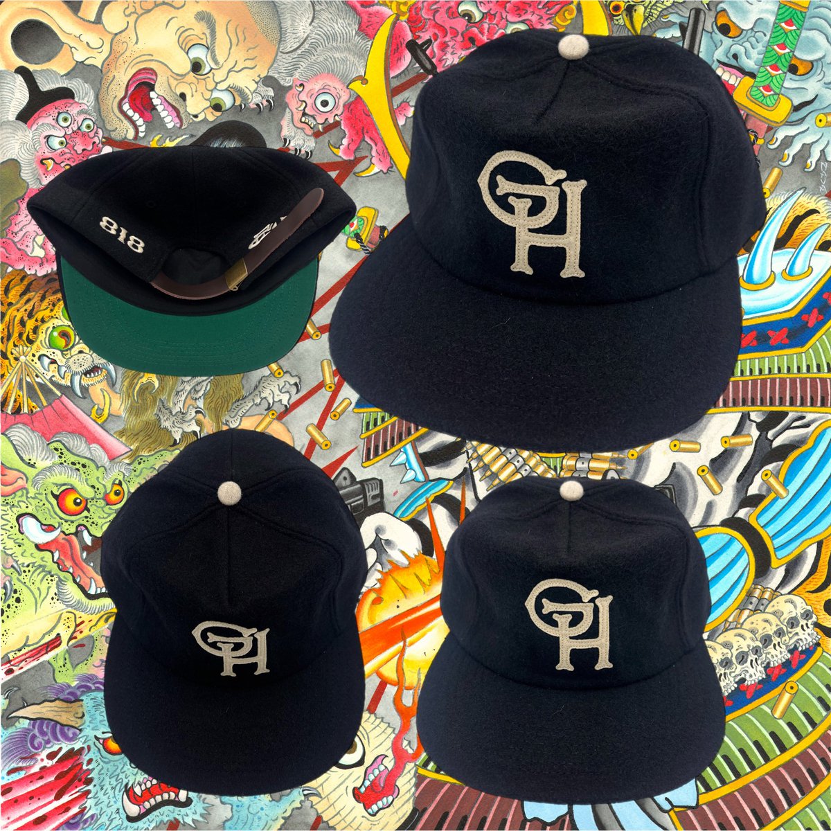 canth8enough's tweet image. .@GodsHate818 wool hats now available for pre-order. Available in black and dodger blue. SnapBack or leather strap. 

Criminalized.storenvy.com RTRTRT