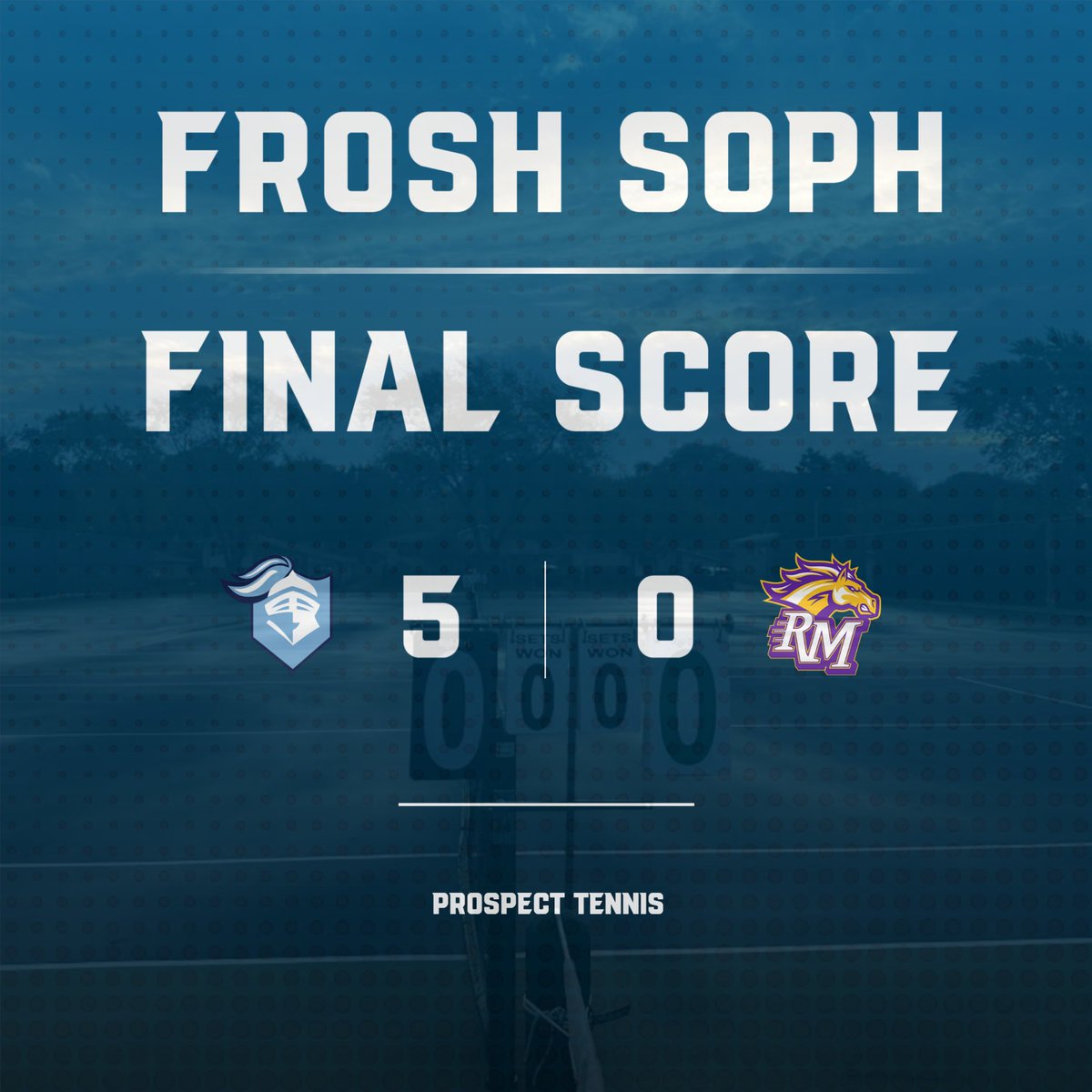 With Varsity's 6-1 win over Rolling Meadows today, we walk away as MSL East Champions for the seventh year in a row! What an achievement! This showcases the dedication and work everyone on the team has put in since day one of the season.
#PTEN