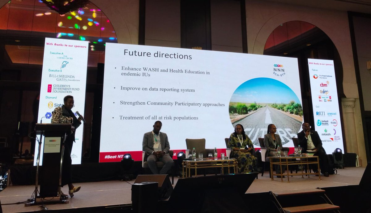 elimin8schisto's tweet photo. #NNN2024 SCH-STH session Dr Prudence Beinamaryo discusses current approaches, challenges and priorities in #Uganda for #schistosomiasis and soil-transmitted helminthiasis https://t.co/V6xqgfLODm