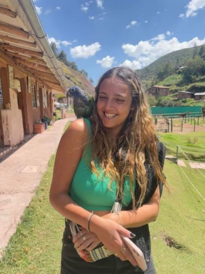 While we have your attention following the barrage of Iranian missiles launched at Israel, this is a good time to remind you that there are still 101 Israeli men, women and children being held hostage in Gaza by Hamas. 

One of them is 23 year old Romi Gonen. 

NEVER STOP TALKING