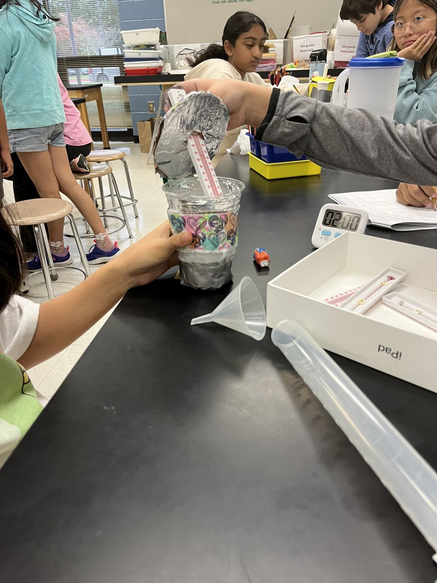 5th graders made a Mars thermos to keep water from rapidly changing temperature in Career Awareness. <a href="/FCSCTAE/">Fulton County Schools CTAE</a> <a href="/fergsl/">Sharon Ferguson Ed.S.</a> #EngageConnectGrow