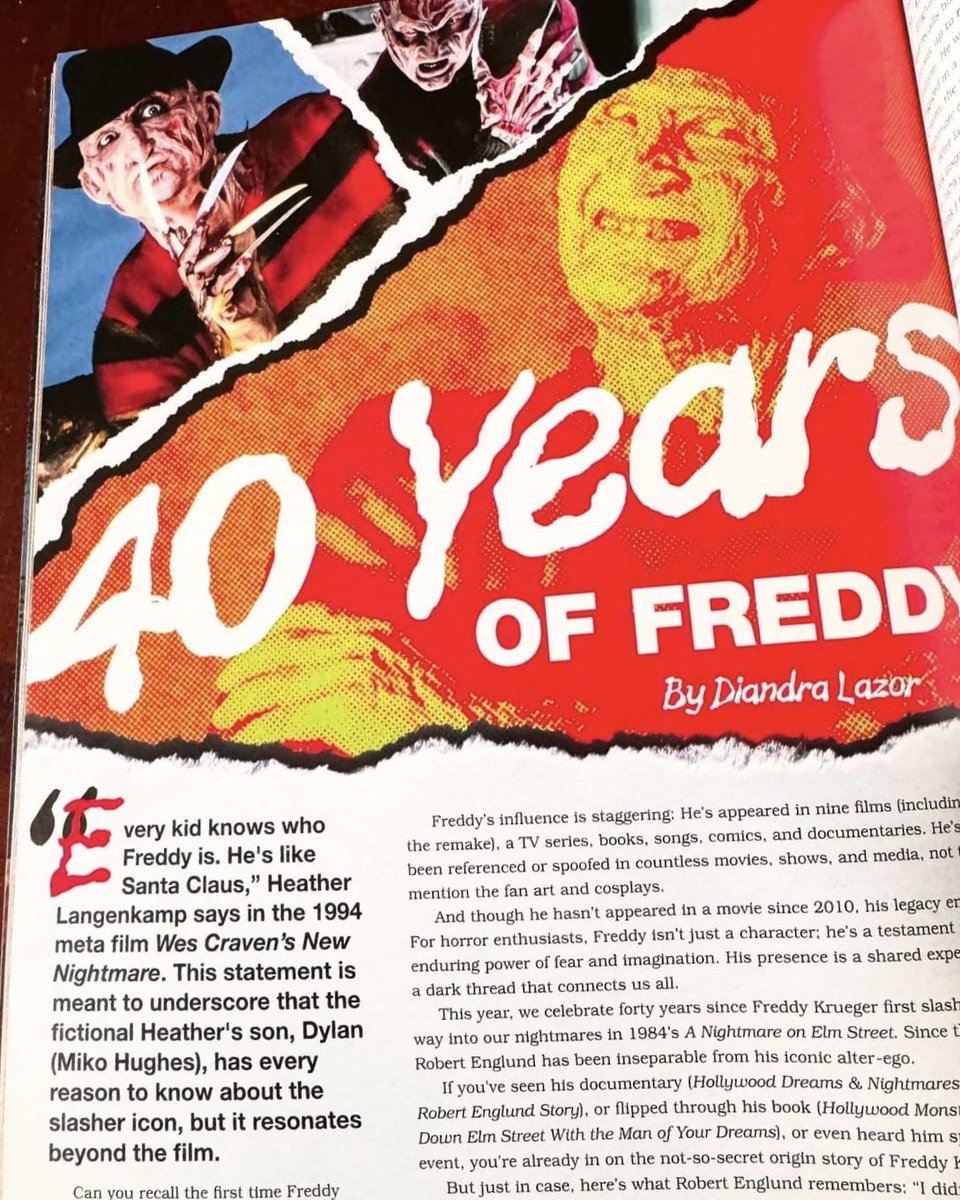 SassySledgehmmr's tweet image. Look, Ma! It’s here!!
@FANGORIA @RobertBEnglund