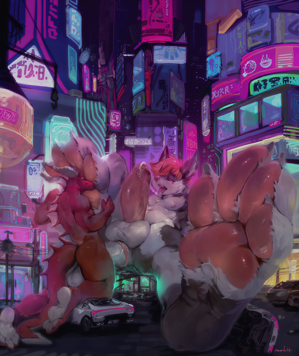 So <a href="/OselottiCat/">ose 🔜MFF (comms open)</a> not only fulfilled my need for HUGE PAWS but also easily and by a landslide has made one of the most visually stunning pieces I’ve ever gotten from someone 

AND TWITTER’S DUMB COMPRESSION DOESN’T DO IT JUSTICE WITH ALL THE SMALL DETAILS 😭