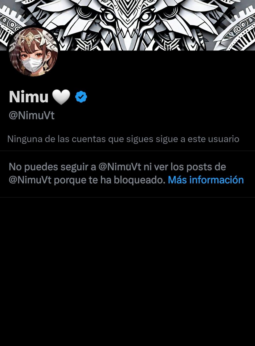 A Nimu le ardió tanto mi comentario que me terminó bloqueando 🤣 (hasta rima)