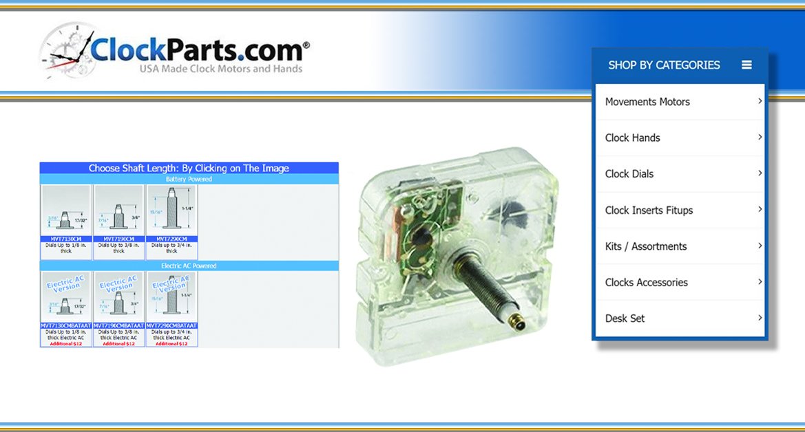 ClockPartsCom's tweet image. Take your #clock design to the next level with a Clear Mini Quartz #ClockMovement! Watch the entire gear train in action, from the PC board to the gears driving the #ClockHands. 🇺🇸 Made in the USA! #DIY #ClockBuilding clockparts.com/clear-american…