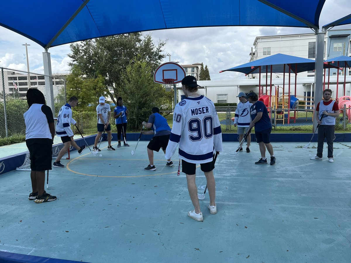 Thank you <a href="/TBLightning/">Tampa Bay Lightning</a> for coming to <a href="/HCPSLavoyEx/">LaVoy Exceptional Center</a> today! Our students had an amazing time! <a href="/VanAyresHCPS/">Van Ayres</a> <a href="/HillsboroughSch/">Hillsborough Schools</a>