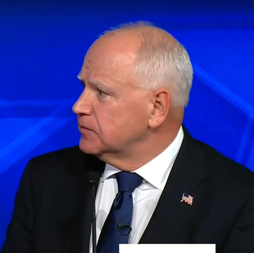 BradenIsBased's tweet photo. Me too man, me too #VPDebate2024 https://t.co/ya3zJxqPX1